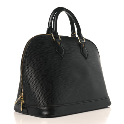 Louis Vuitton Epi Alma PM Black 3 of 8