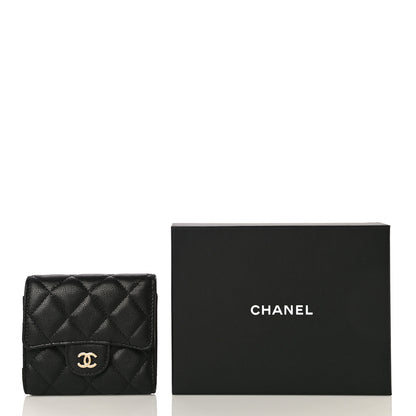 Chanel Caviar Quilted Small Flap Wallet Black 12 of 12
