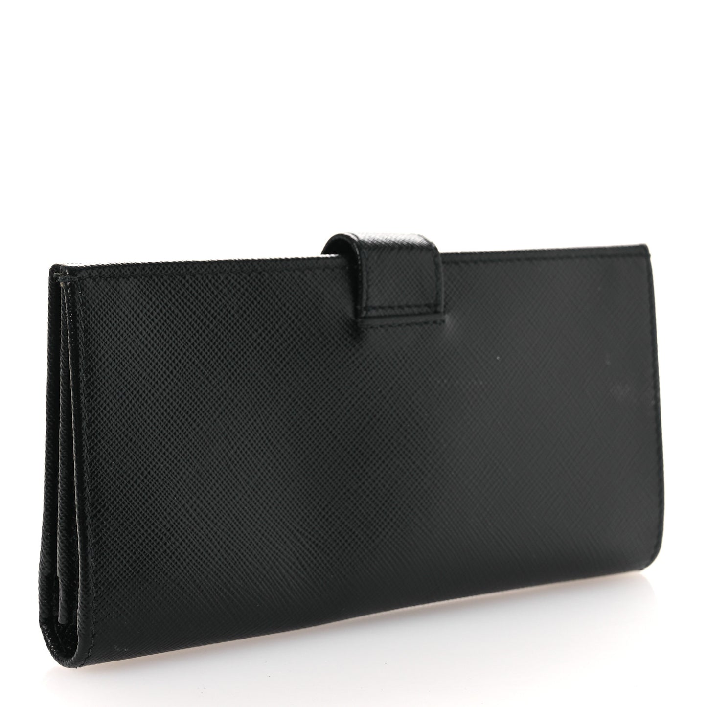 Saffiano Metal Large Wallet Black