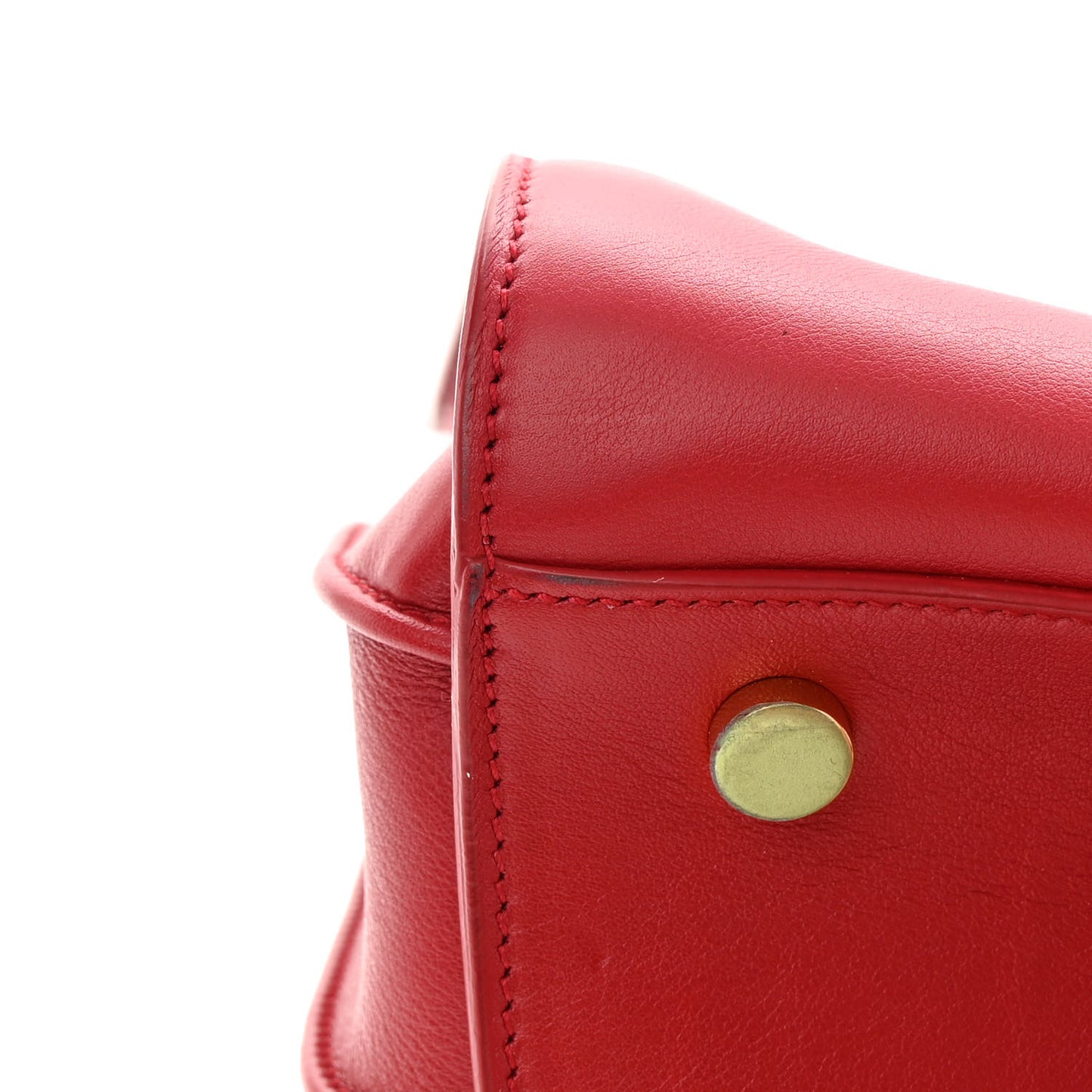 Calfskin Small Sac De Jour Lipstick Red