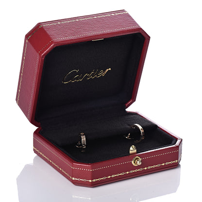Cartier 18K Pink Gold Small LOVE Hoop Earrings 6 of 6