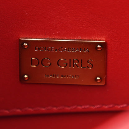 Dolce & Gabbana Nappa Mini DG Girls Shoulder Bag Red 6 of 11