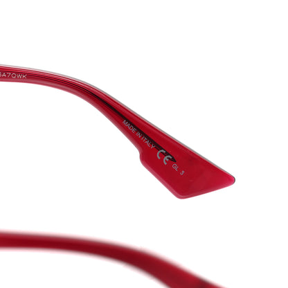 Christian Dior Acetate Bianca Sunglasses Burgundy Pink 6 of 7