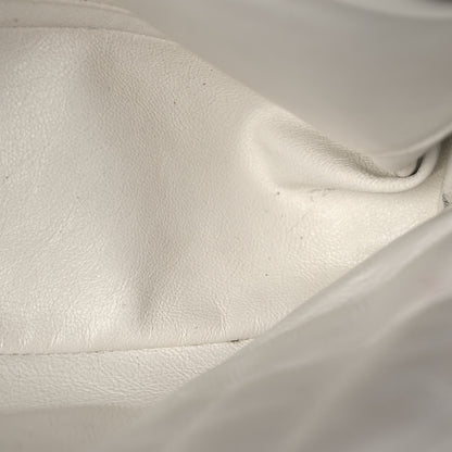 Chanel Caviar Quilted Jumbo Single Flap White 14 of 17