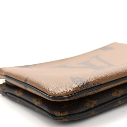 Louis Vuitton Reverse Monogram Giant Double Zip Pochette 9 of 11