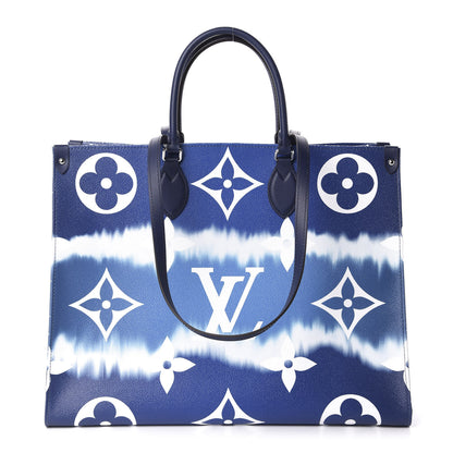 Louis Vuitton Monogram Escale Onthego GM Blue 1 of 9