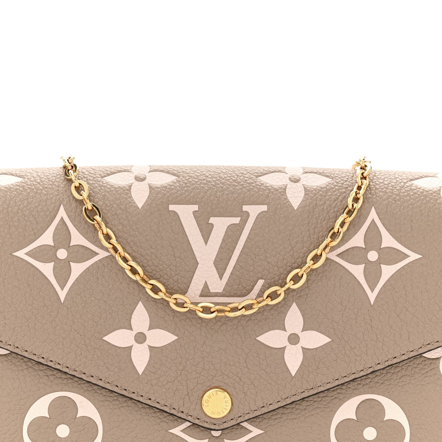 Empreinte Monogram Giant Felicie Pochette Tourterelle Creme
