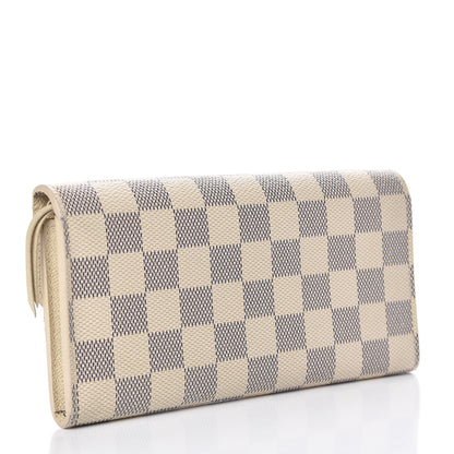 Louis Vuitton Damier Azur Emilie Wallet 3 of 14