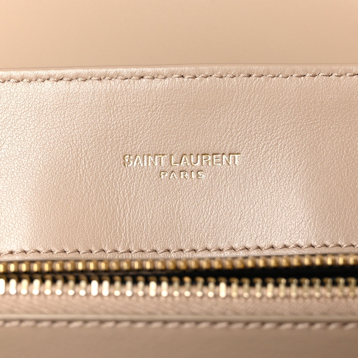 Saint Laurent Calfskin Y Quilted Monogram Medium Loulou Chain Satchel Dark Beige 7 of 12