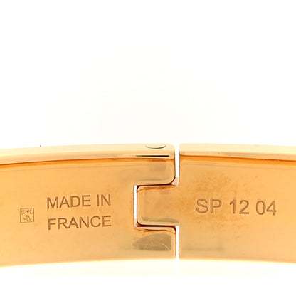 Hermes Enamel Mini Clic Kelly Bracelet Creme 4 of 4