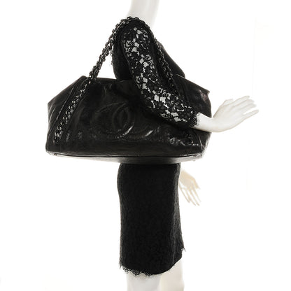 Chanel Glazed Caviar East West Modern Chain Tote Black 2 of 7