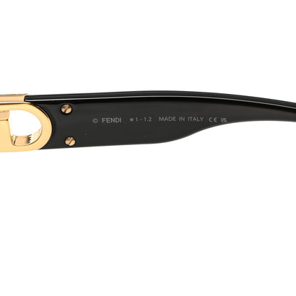 Fendi Acetate O'Lock Square Sunglasses FE40050I Black 6 of 7