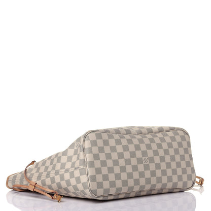 Louis Vuitton Damier Azur Neo Neverfull MM Rose Ballerine 4 of 12