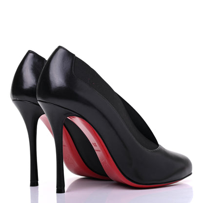 Christian Louboutin Shiny Nappa Toot Couverte 100 Pumps 37.5 Black 4 of 9