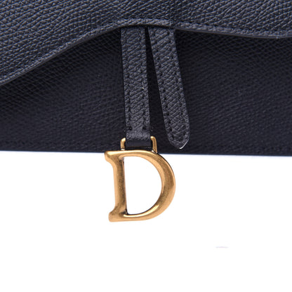 Christian Dior Grained Calfskin Saddle Belt Bag Black 10 of 11