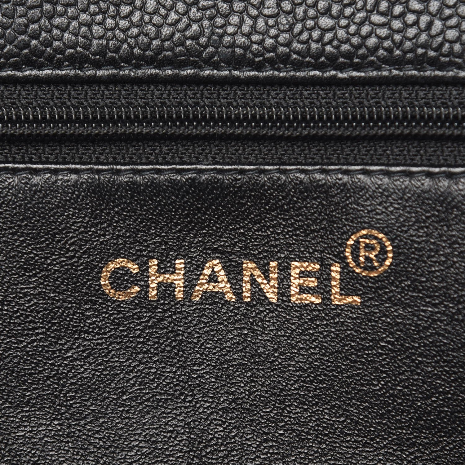 Chanel Caviar CC Tote Black 6 of 14