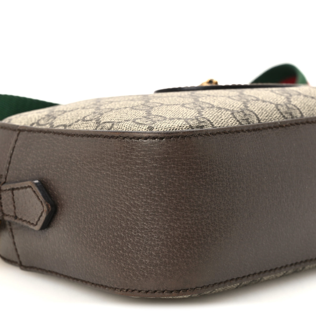 Gucci GG Supreme Monogram Web Neo Vintage Shoulder Bag Beige New Acero Crop 9 of 10