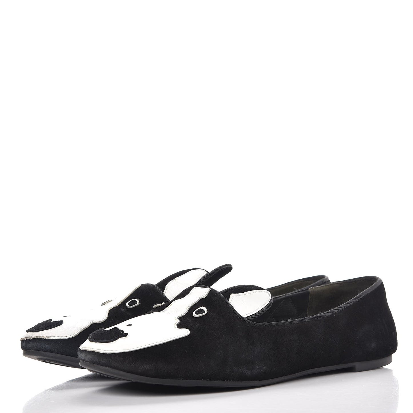 MARC By Suede Neville Dog Loafers 38.5 Black