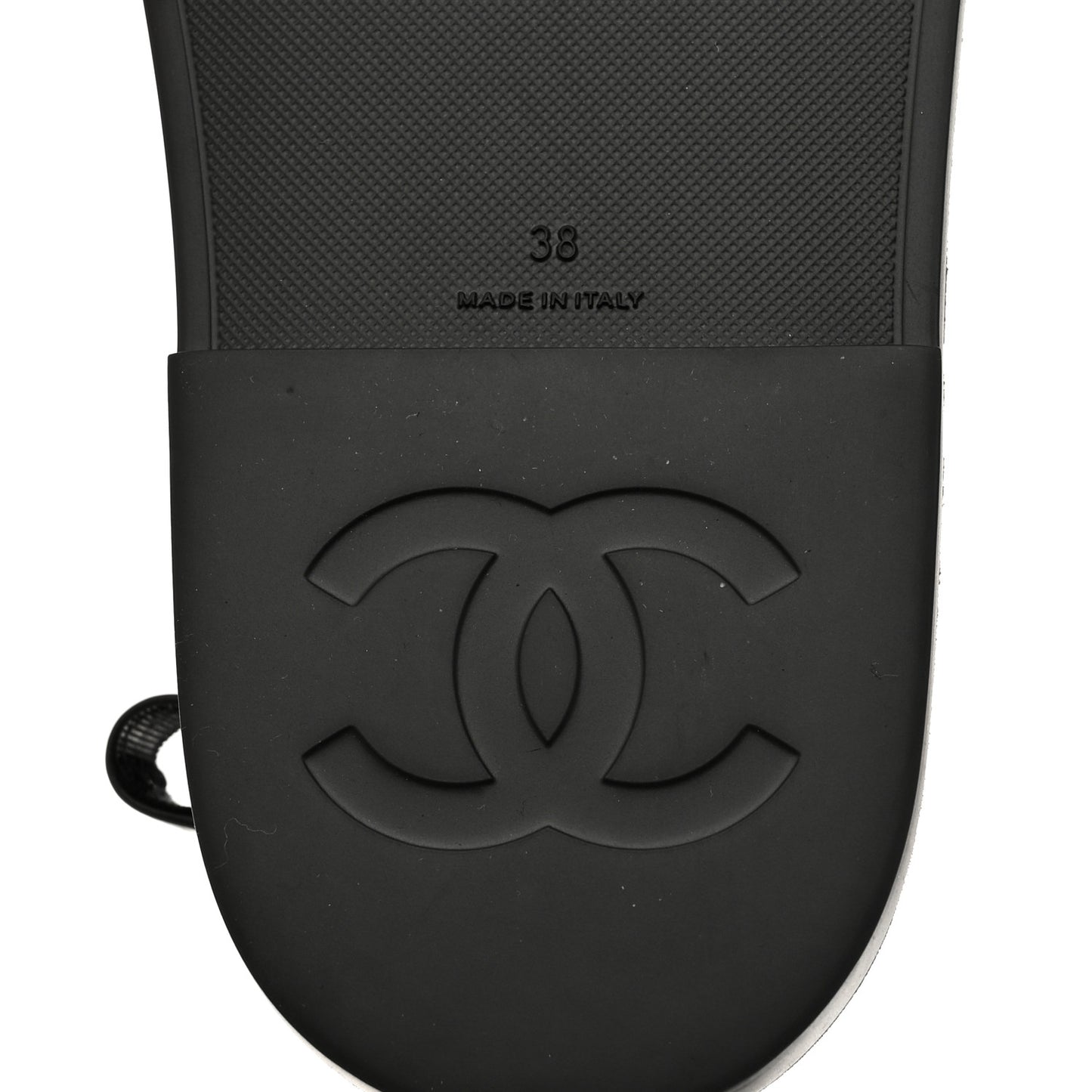 Rubber CC Dad Sandals 38 Black