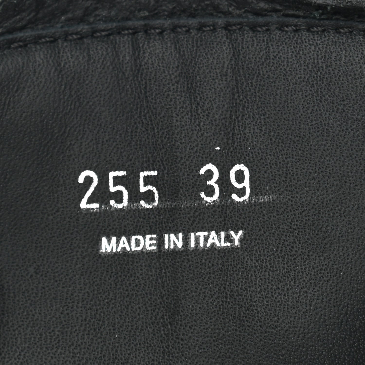 Prada Spazzolato Rois Nylon Metal Triangle Logo Monolith Pouch Pocket 55mm Boots 39 Black 7 of 7