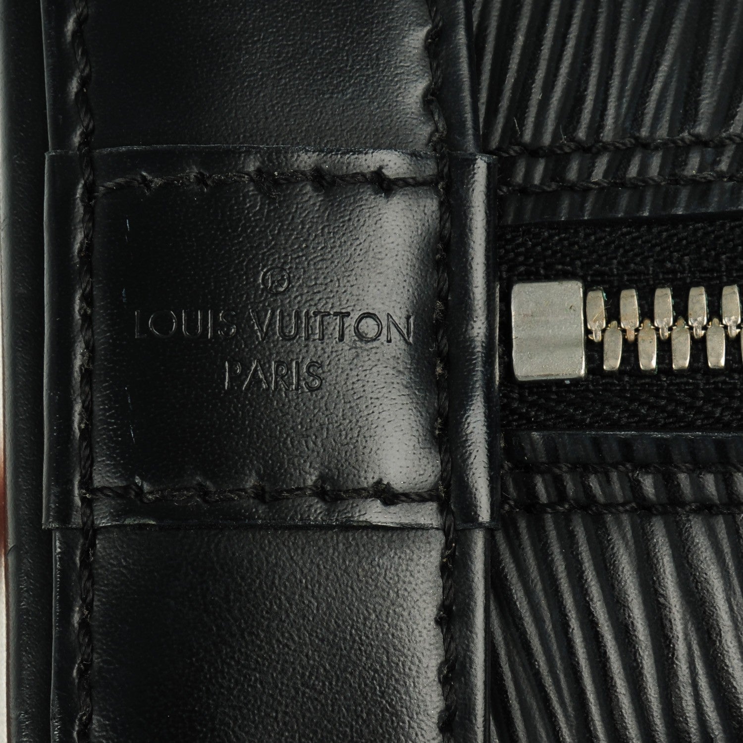 Louis Vuitton Epi Alma BB Black 6 of 8