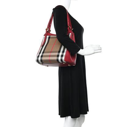 Burberry House Check Small Canterbury Tote Russet Red 2 of 12