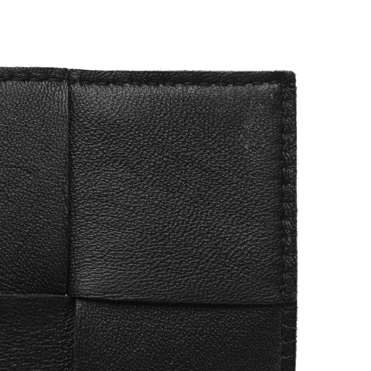 Lambskin Maxi Intrecciato Cassette Crossbody Bag Black