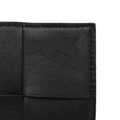Bottega Veneta Lambskin Maxi Intrecciato Cassette Crossbody Bag Black 10 of 10