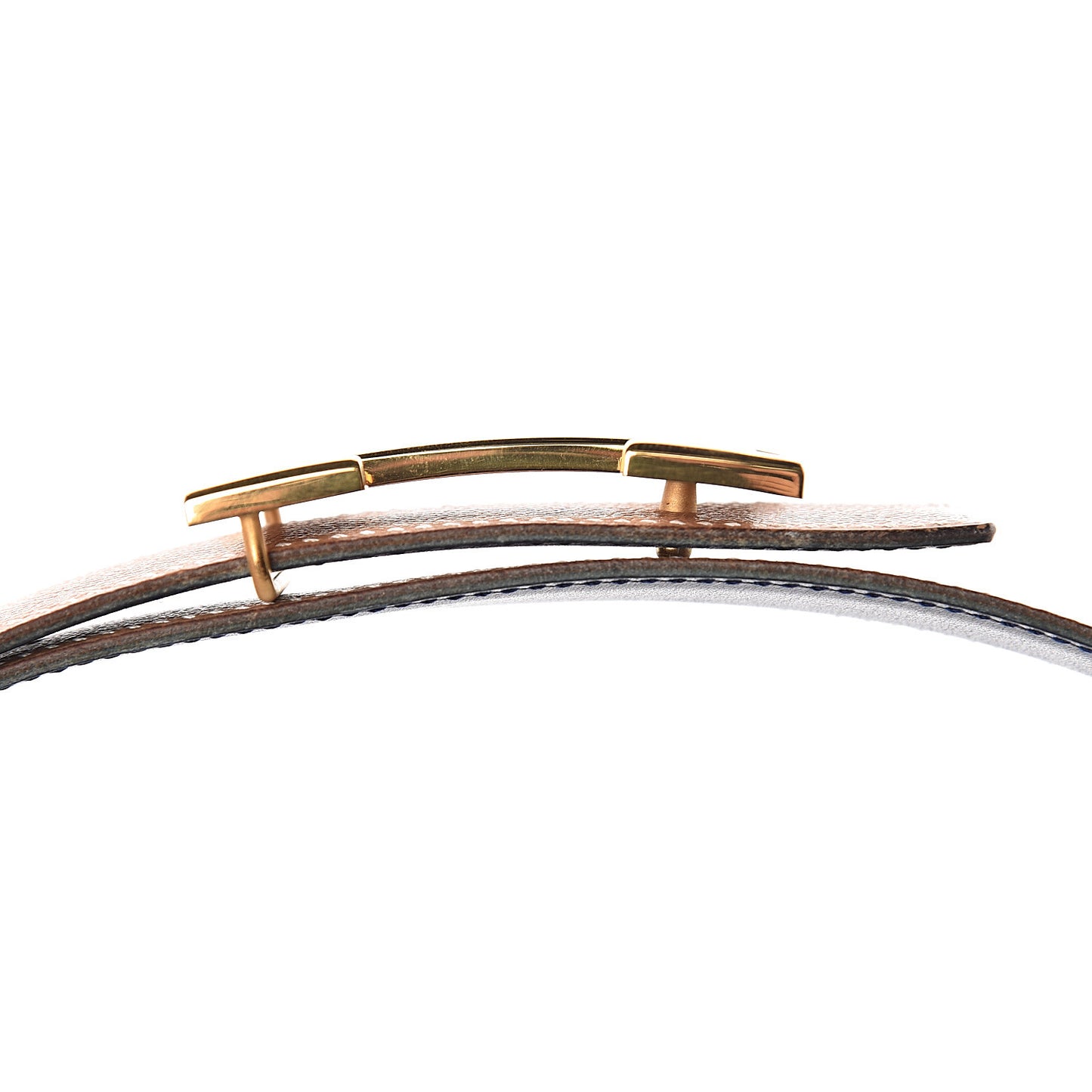 Box Courchevel 32mm H Belt 70 Bleu Marine Gold