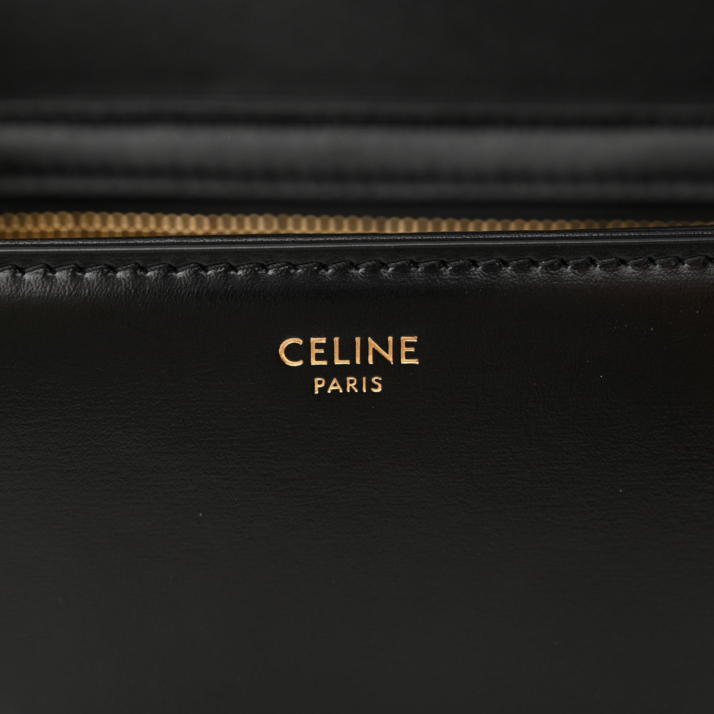 Shiny Calfskin Teen Triomphe Black