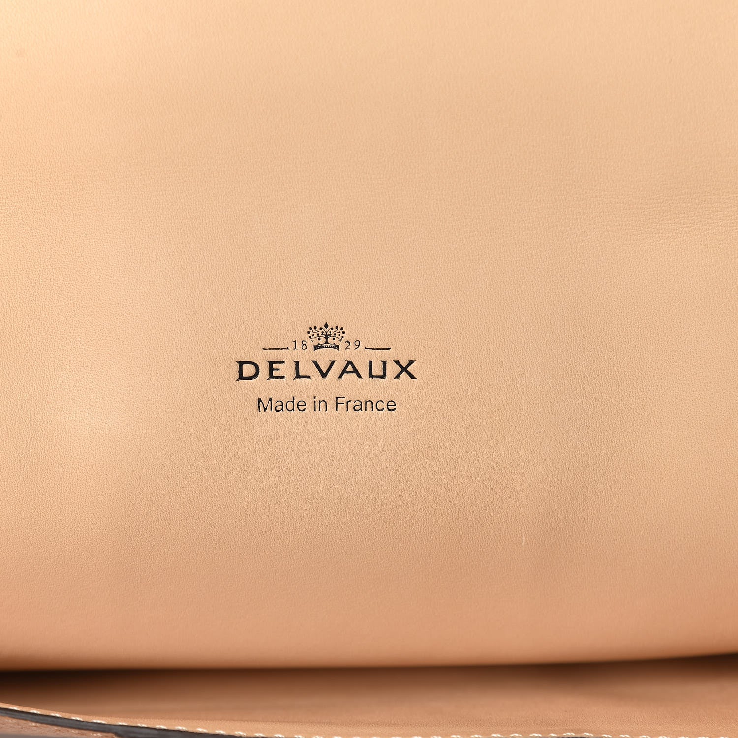 Delvaux Taurillon Crispe Presse A4 Pouch Vegetal 5 of 8