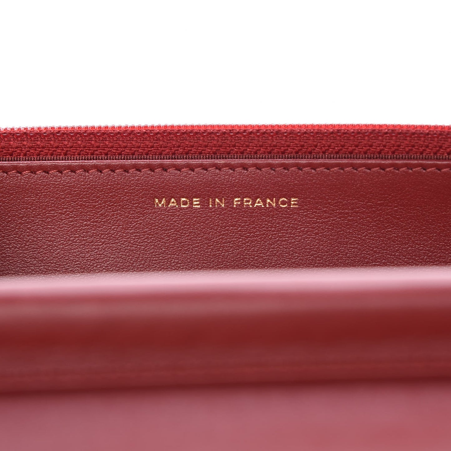 Caviar Quilted Boy Wallet On Chain WOC Red