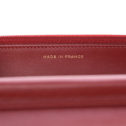 Chanel Caviar Quilted Boy Wallet On Chain WOC Red 7 of 12