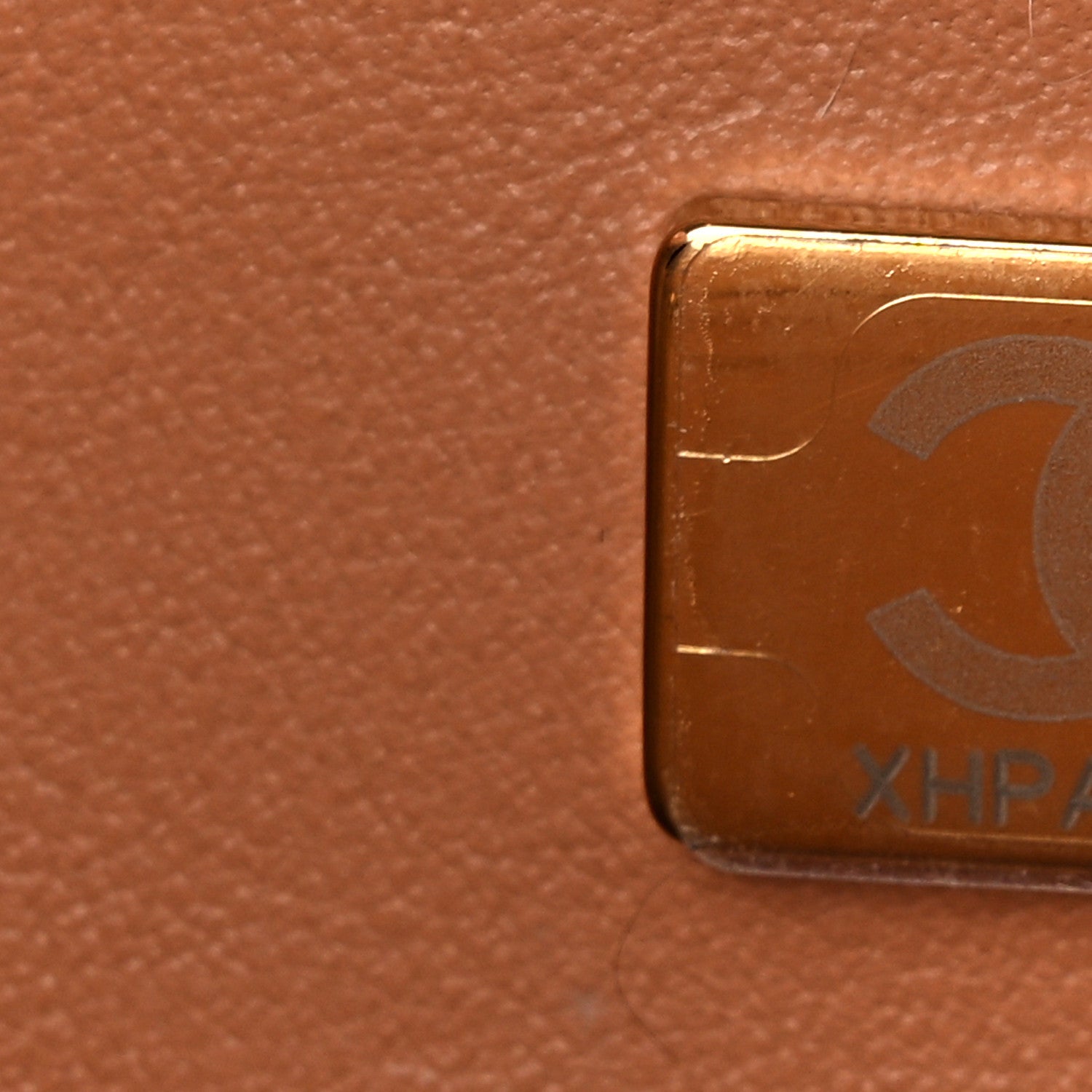 Chanel Lambskin Quilted Chaine Lettre Flap Brown 7 of 11