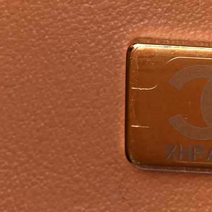 Chanel Lambskin Quilted Chaine Lettre Flap Brown 7 of 11