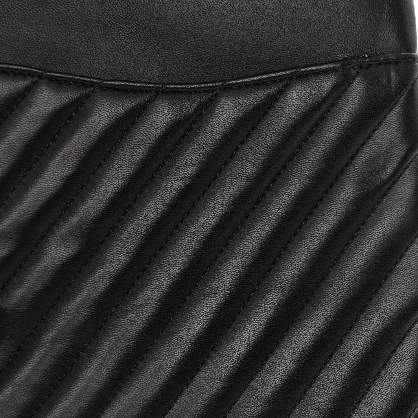 Lambskin Chevron Quilted Jumbo Double Flap So Black