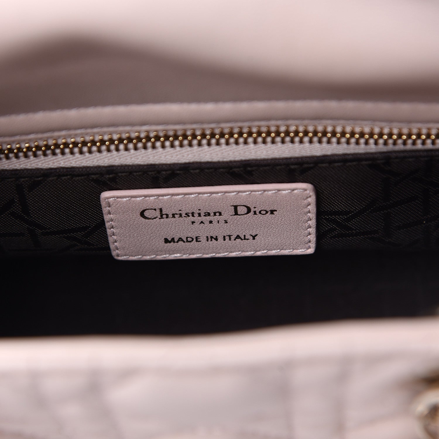 Christian Dior Lambskin Cannage Small Lucky Badges My Lady Dior Pink 6 of 14
