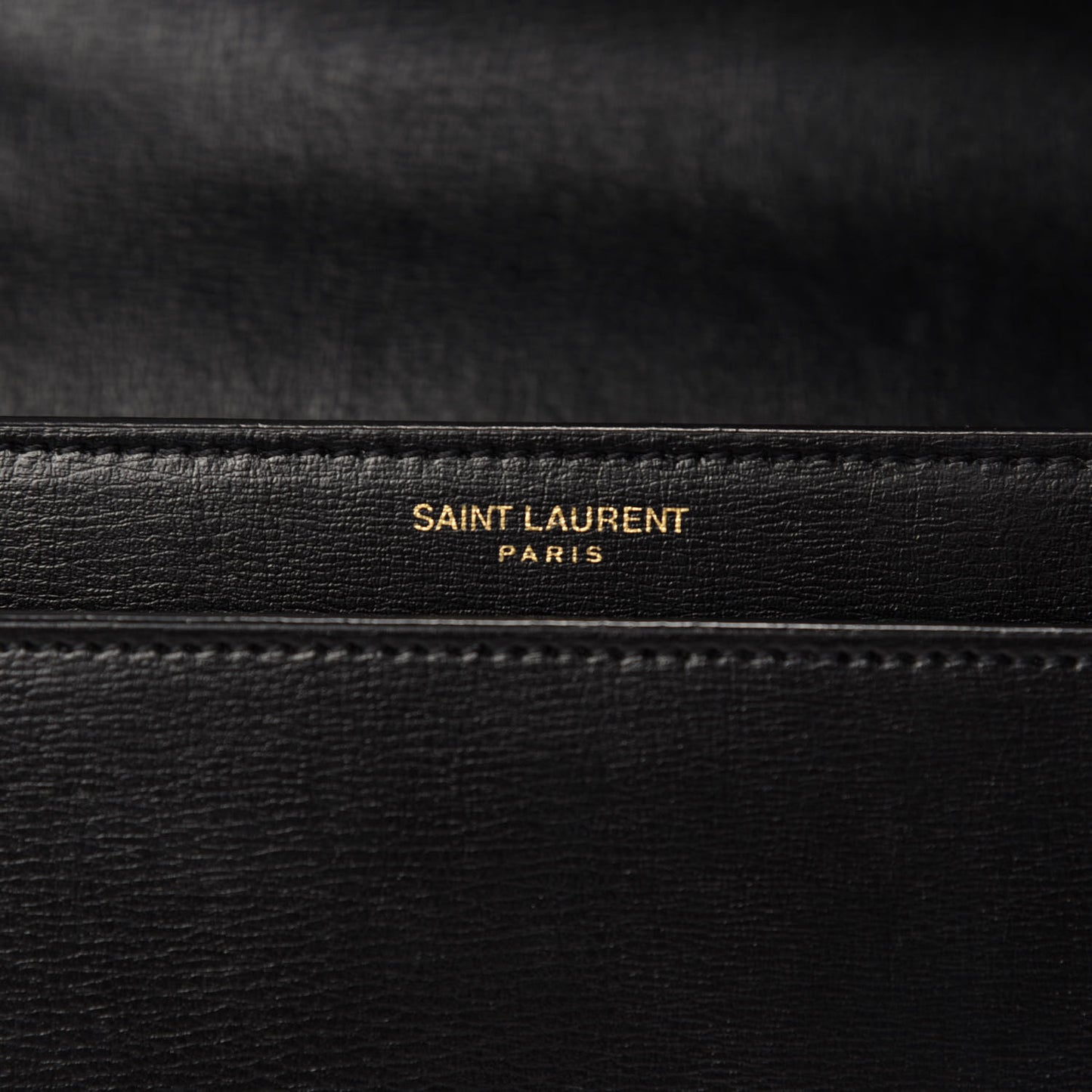 Smooth Calfskin Medium Monogram Sunset Satchel Black