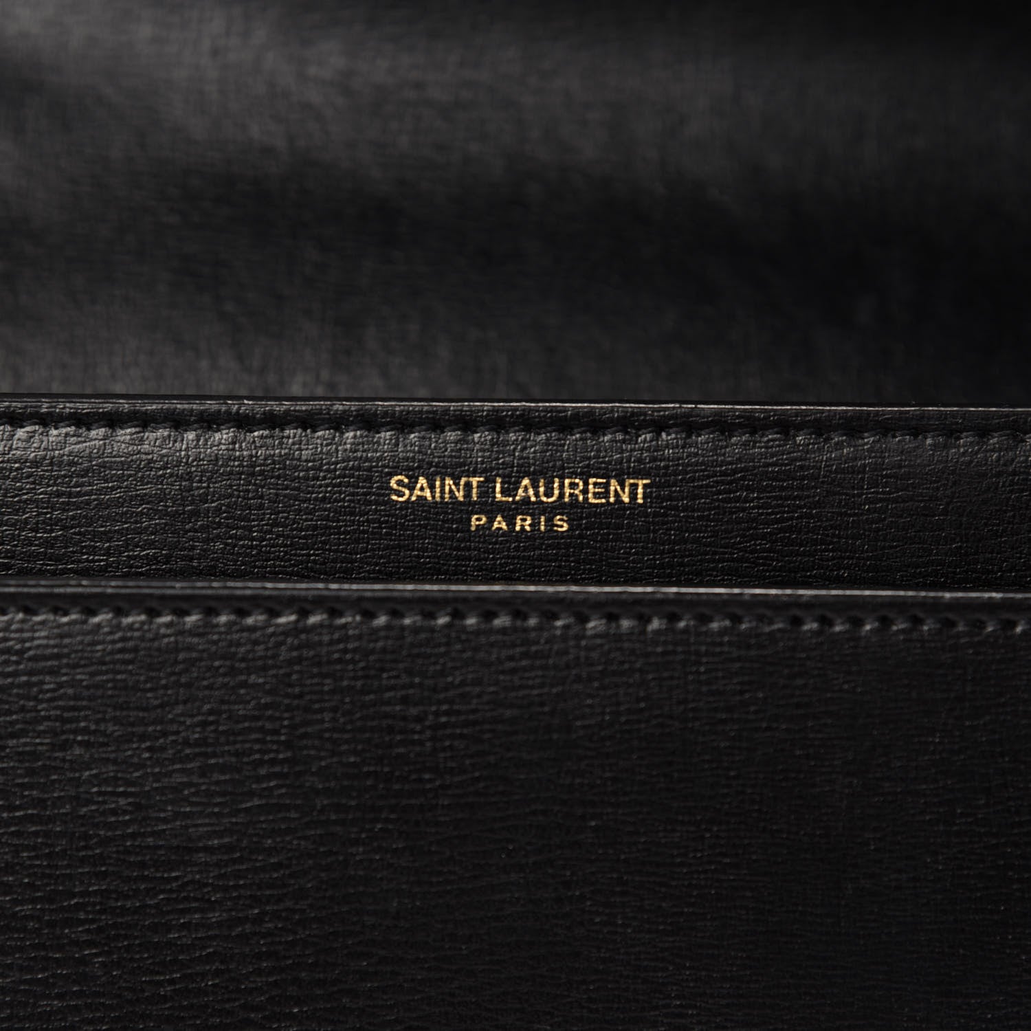Saint Laurent Smooth Calfskin Medium Monogram Sunset Satchel Black 10 of 12