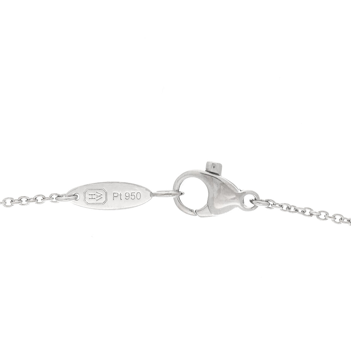 Platinum Diamond Full Loop Pendant Necklace