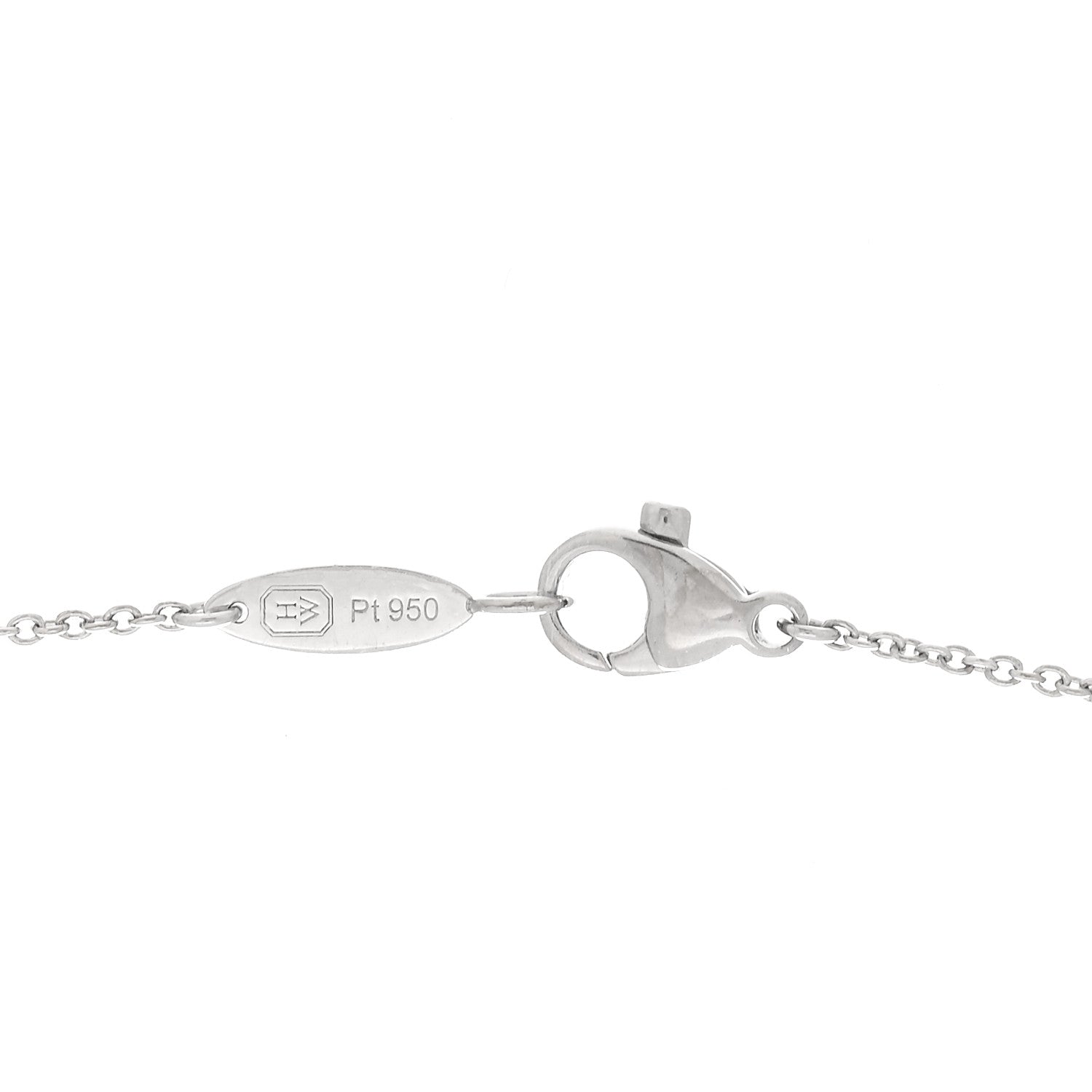 Harry Winston Platinum Diamond Full Loop Pendant Necklace 4 of 7