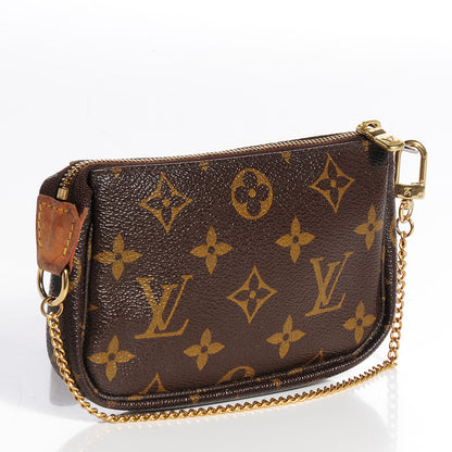 Louis Vuitton Monogram Complice Trunks and Bags Mini Pochette Accessories Beige 3 of 7