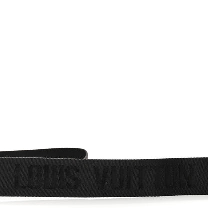 Louis Vuitton Jacquard Canvas Keepall Bandouliere Adjustable Shoulder Strap Black 3 of 4