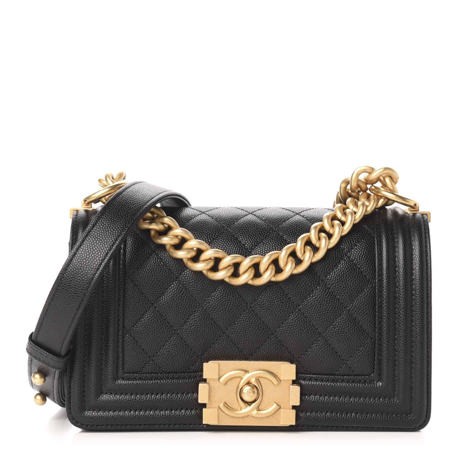Chanel Caviar Quilted Small Boy Flap Black 1 of 11