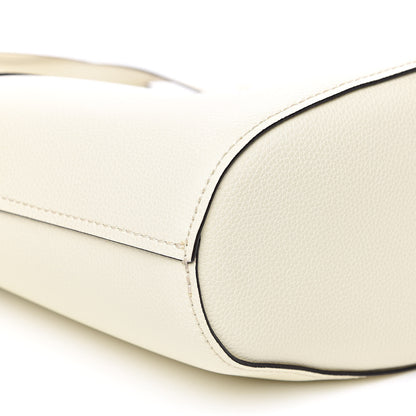 Chloe Smooth Grained Calfskin Small Aby Tote White 6 of 8