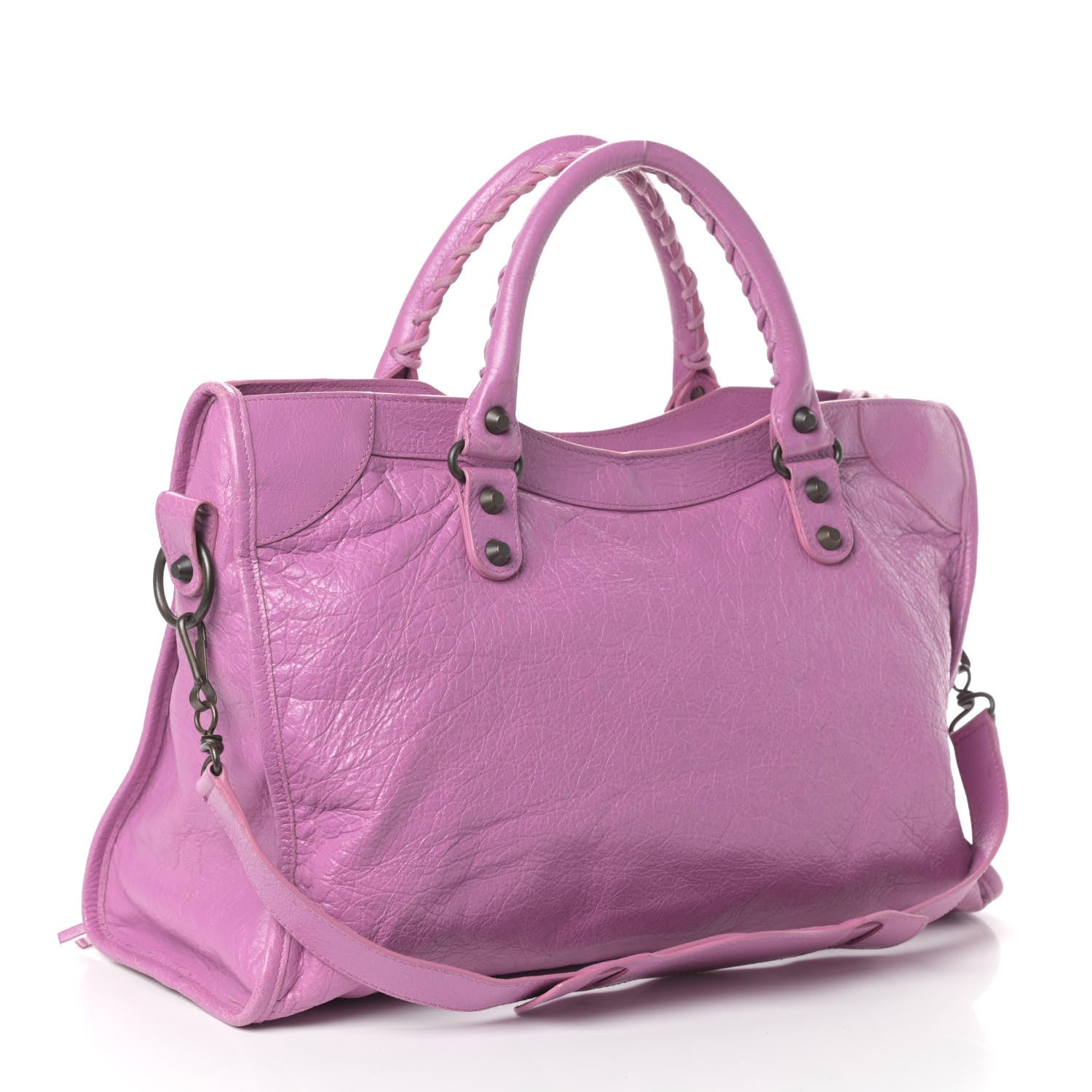 Balenciaga Agneau Classic Hardware City Rose Berlingot 3 of 8