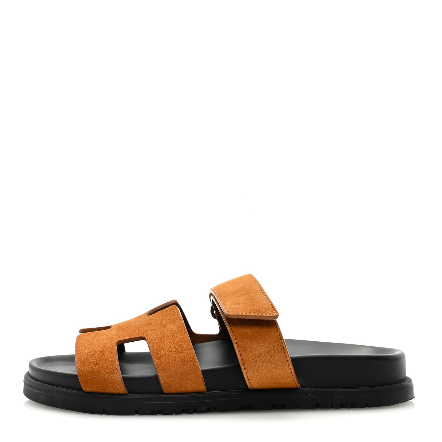 Suede Goatskin Womens Chypre Sandals 36.5 Naturel
