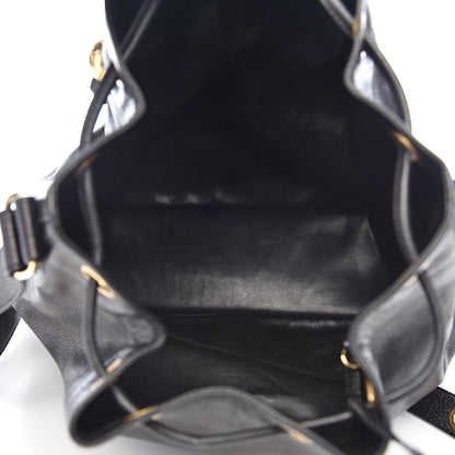 Chanel Caviar CC Drawstring Shoulder Bag Black 6 of 11