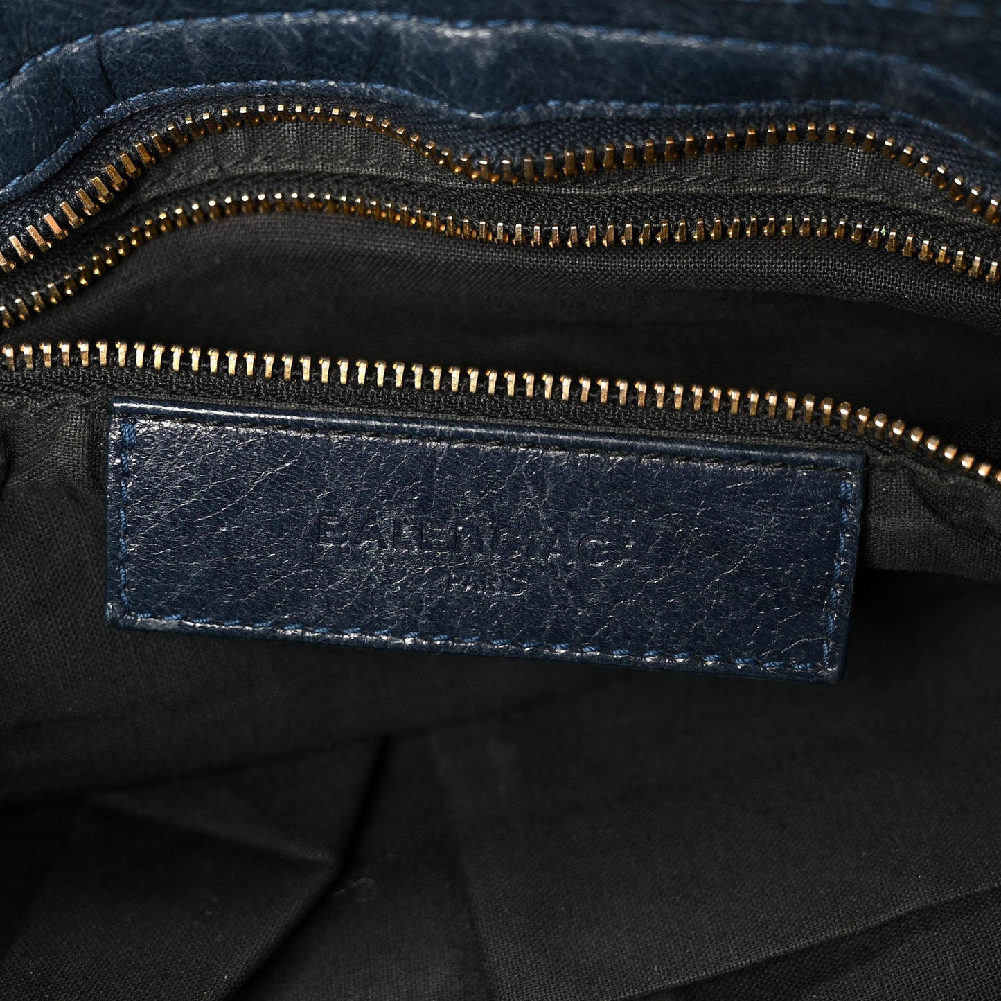 Agneau Giant 12 Gold Hardware City Bleu Obscur