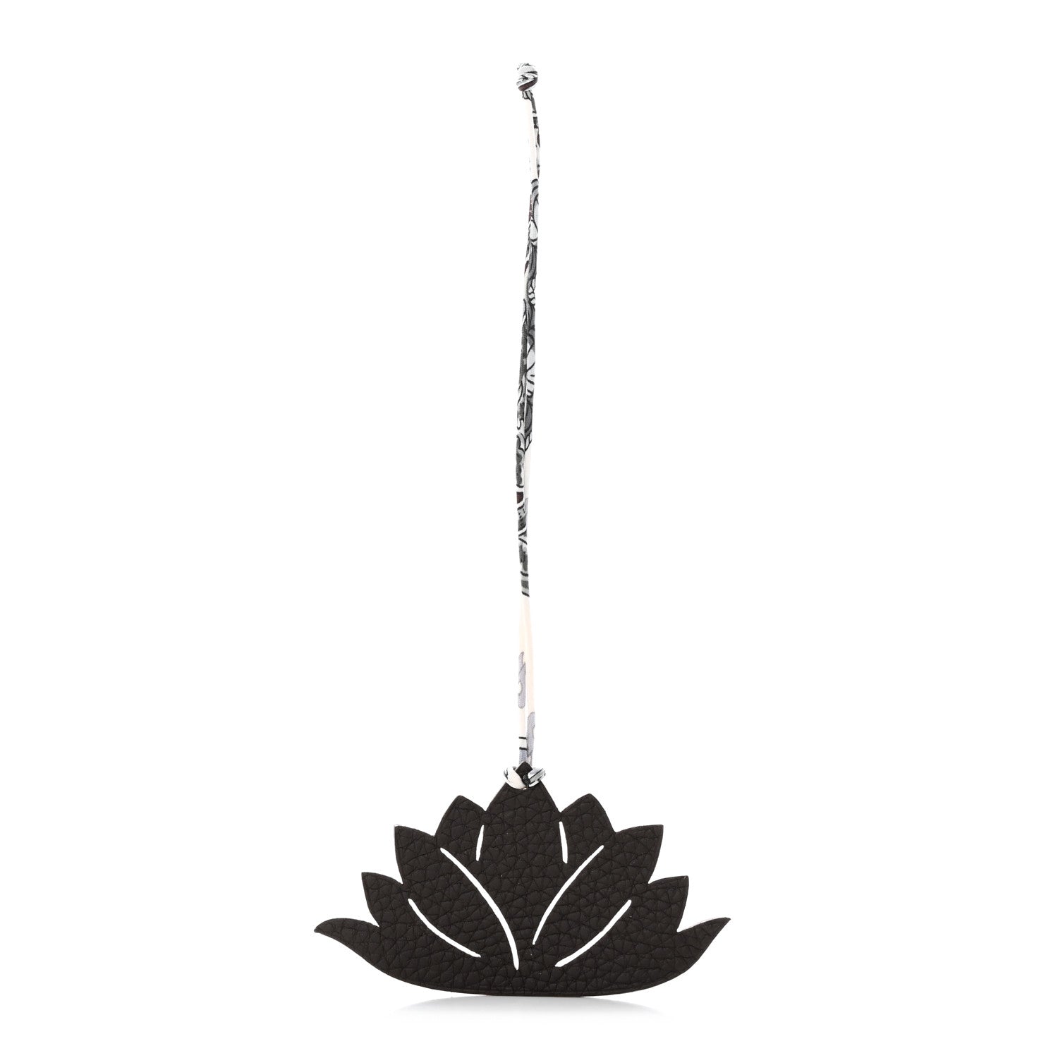 Hermes Togo Petit H Lotus Flower Bag Charm 1 of 4